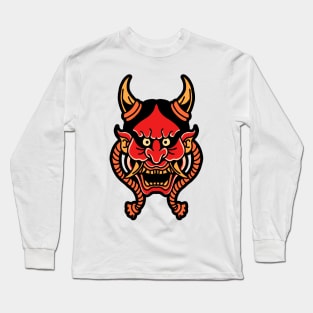 oni mask Long Sleeve T-Shirt